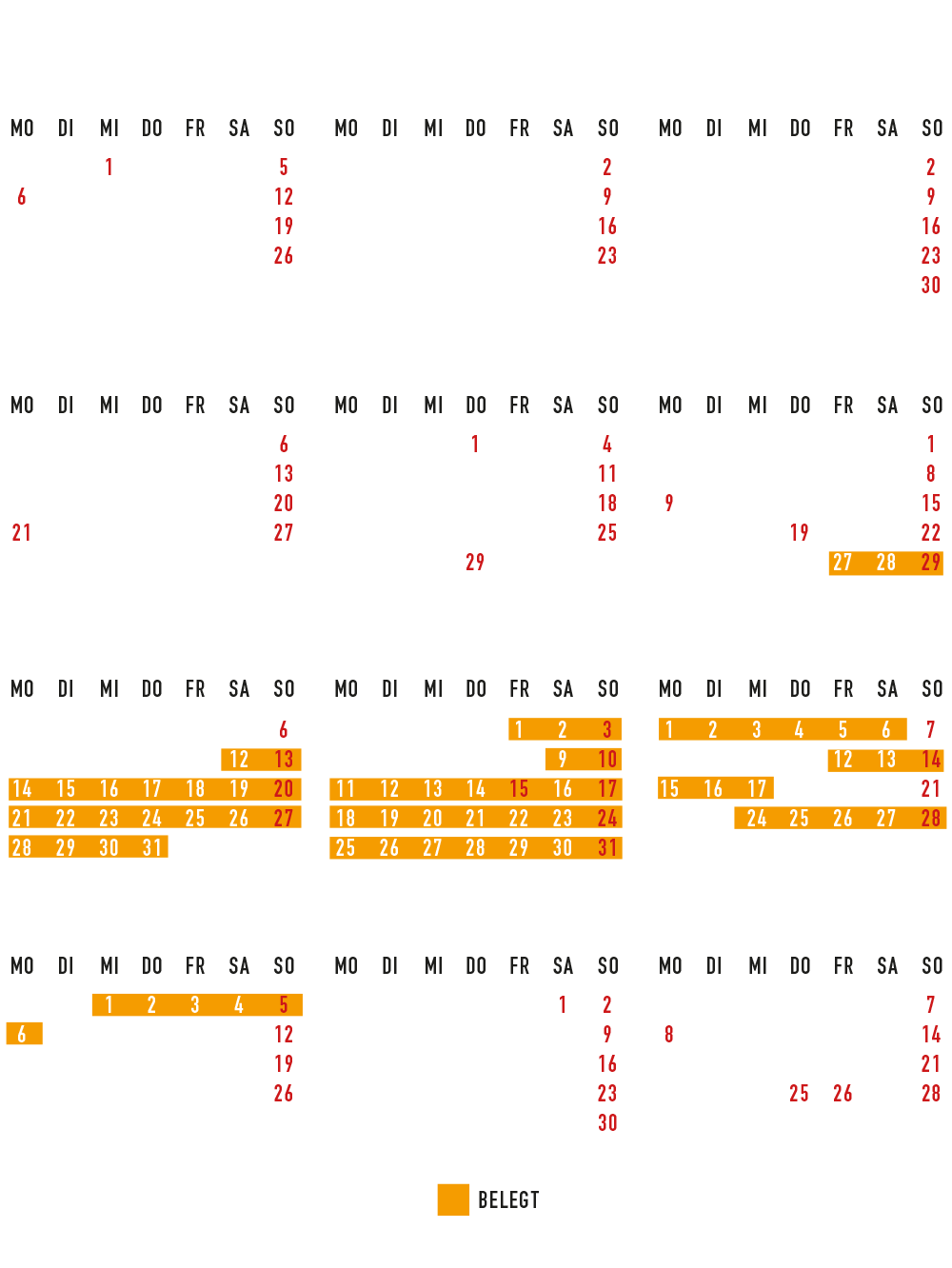 belegungskalender helgis heimat 2025aktualisiert 10 08 2025
