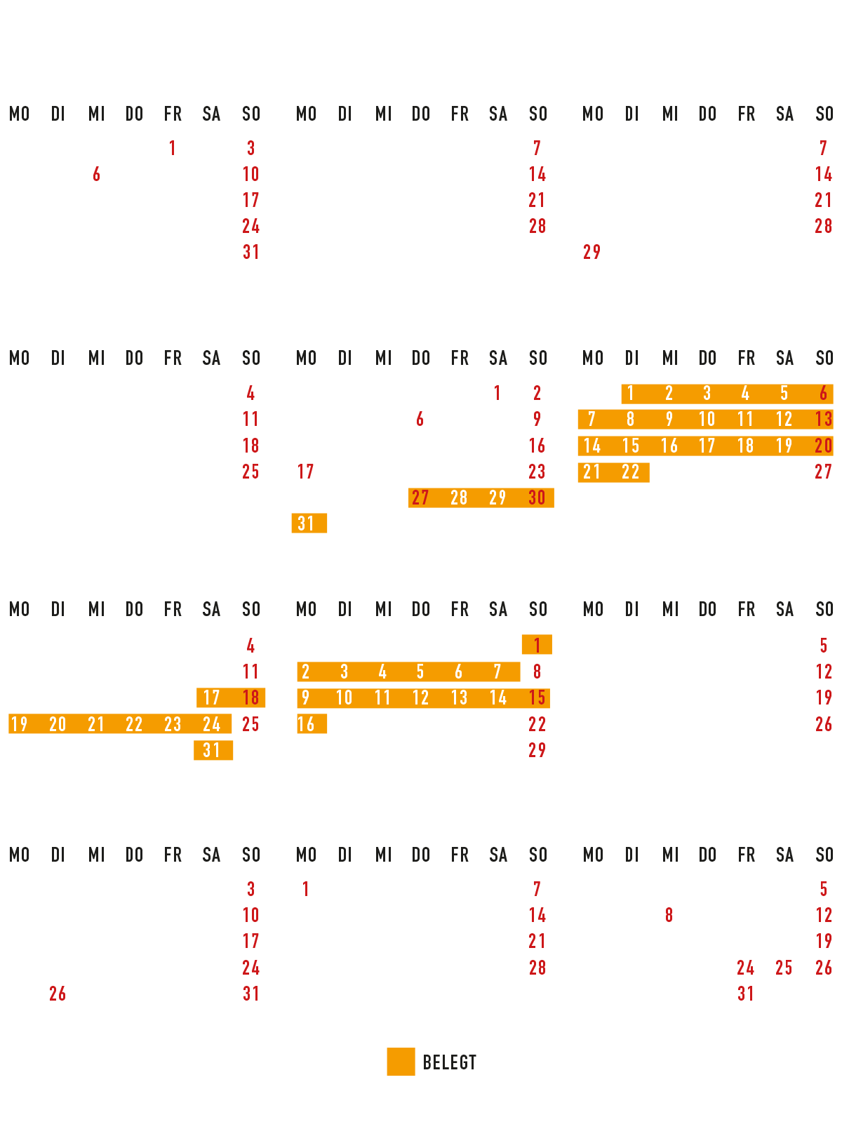 belegungskalender helgis heimat 2027 11 09 2026