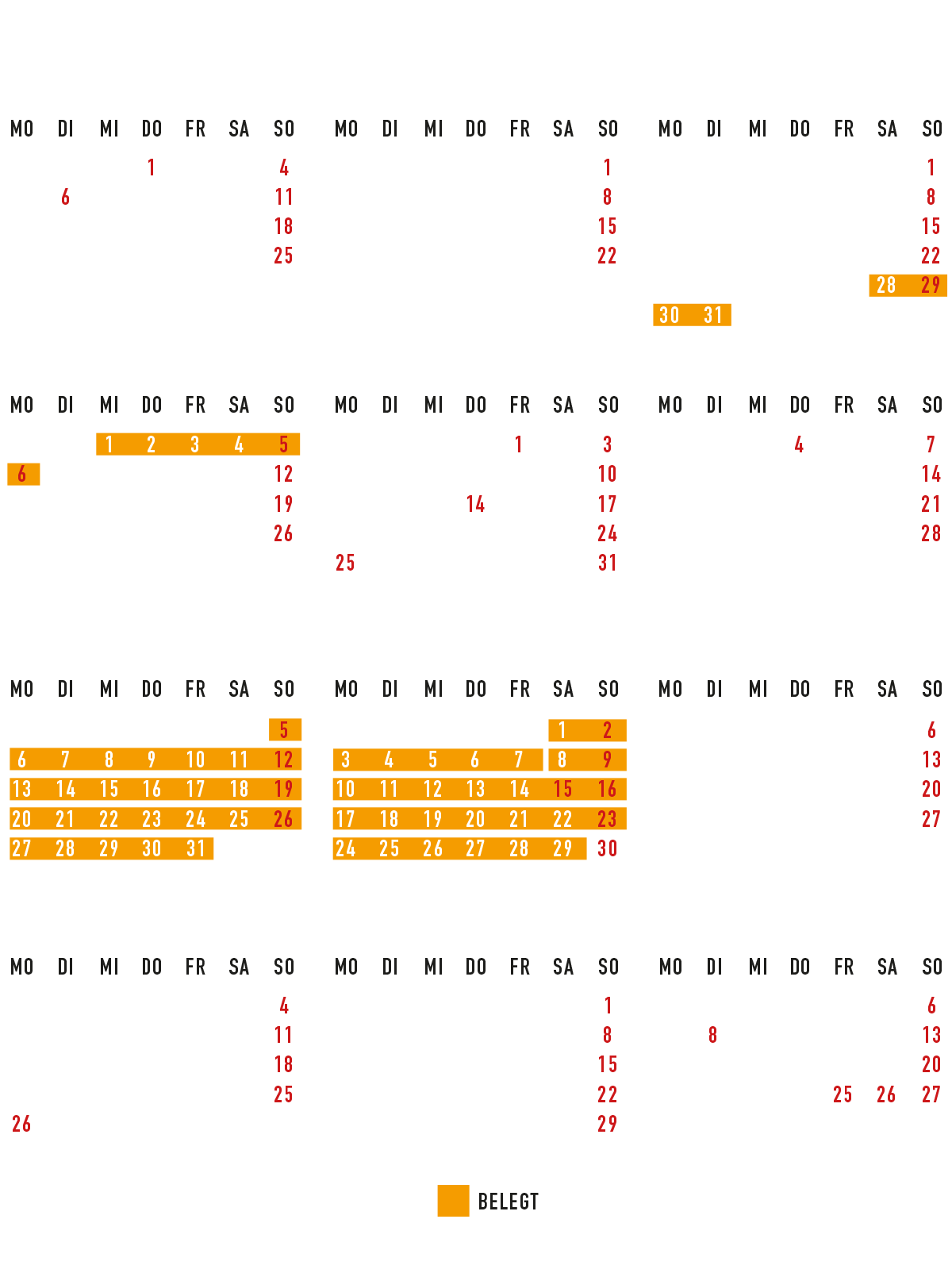 belegungskalender helgis heimat aktualisiert 10 01 2026